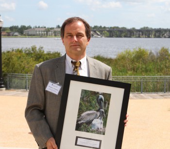 Deputy Director of Tryon Palace, Philippe Lafargue accepted the Award.