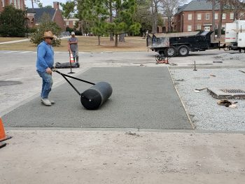 uncw parking lot retrofit