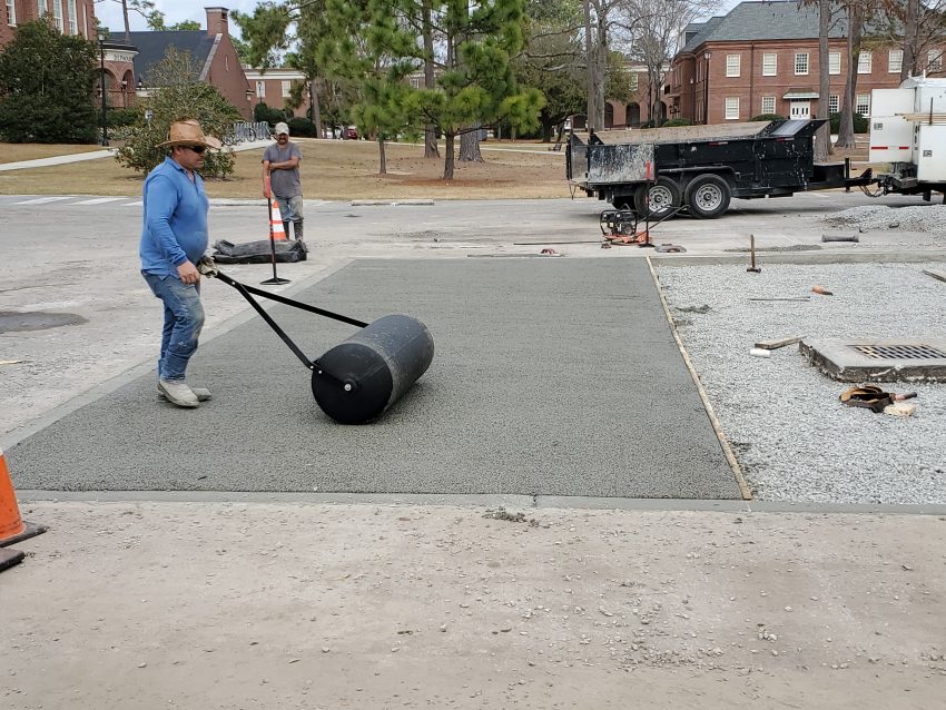 UNCW parking lot retrofit