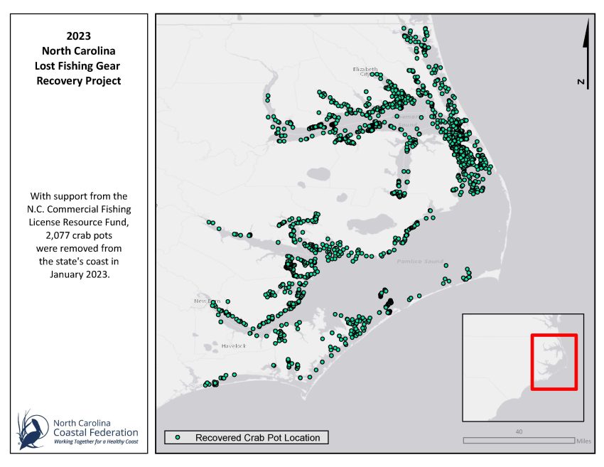 Crab Pots 2023 map