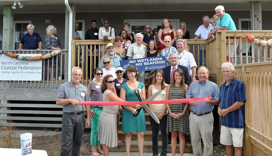 Northeast staff hosted tour of new Wanchese office North Carolina