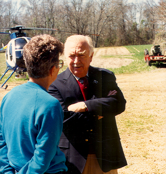 Walter Cronkite visited the federation for a story on the state's sounds.