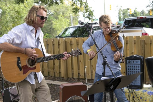 Steve and Will of The Midatlantic provided great tunes for the event. Photo by Bill Ritenour.