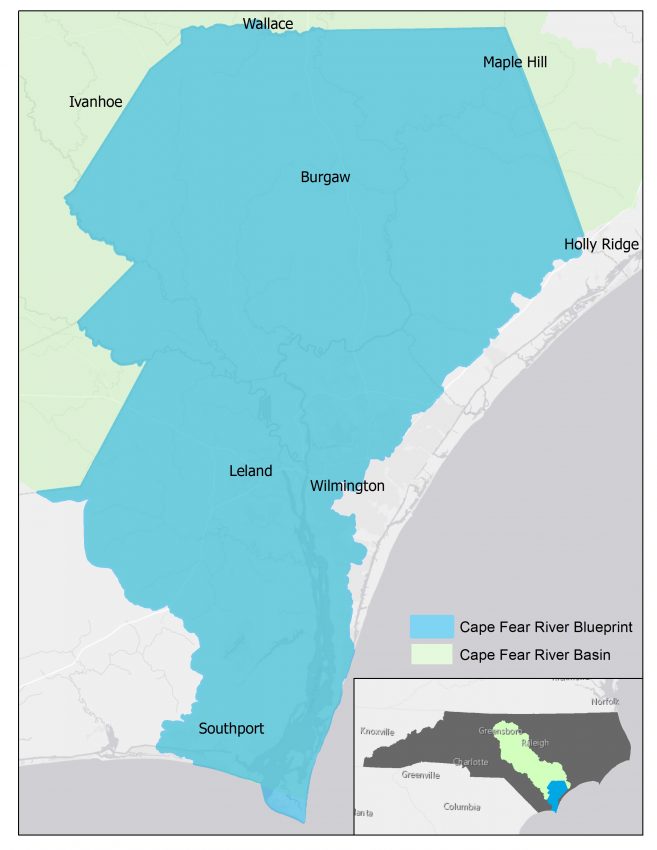 Cape Fear River Blueprint area map