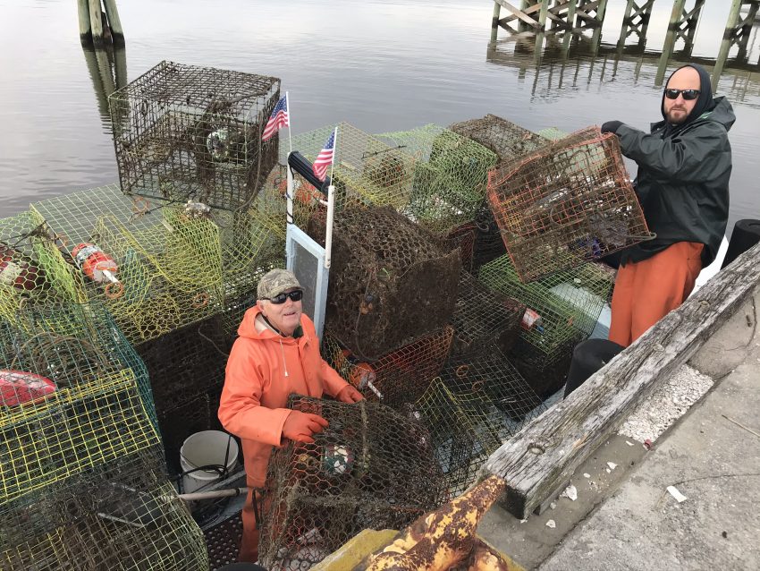 Commercial Fishermen that work as part of the Lost Fishing Gear Recovery Project