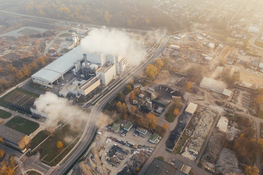 Image of Carbon Productin from a Factory