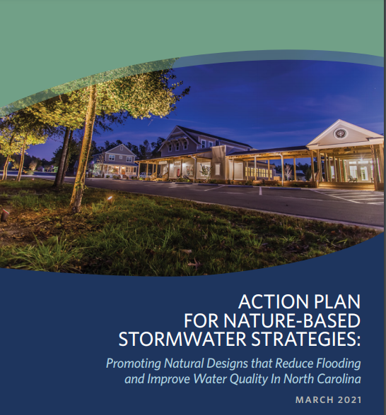 NatureBasedActionPlan The cover of the Action Plan for Nature-Based Stormwater Strategies