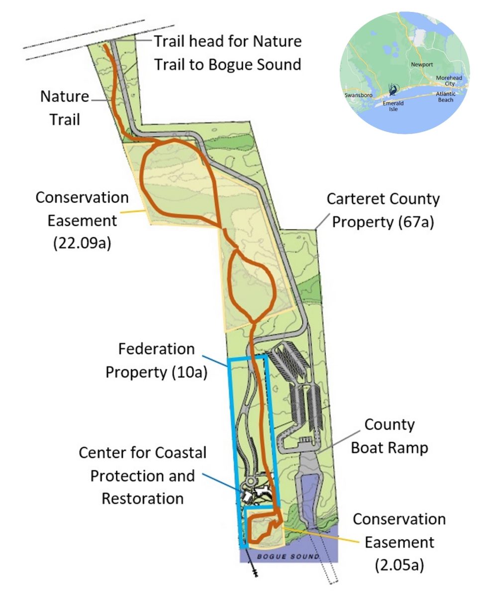 Center for Coastal Protection and Restoration site map