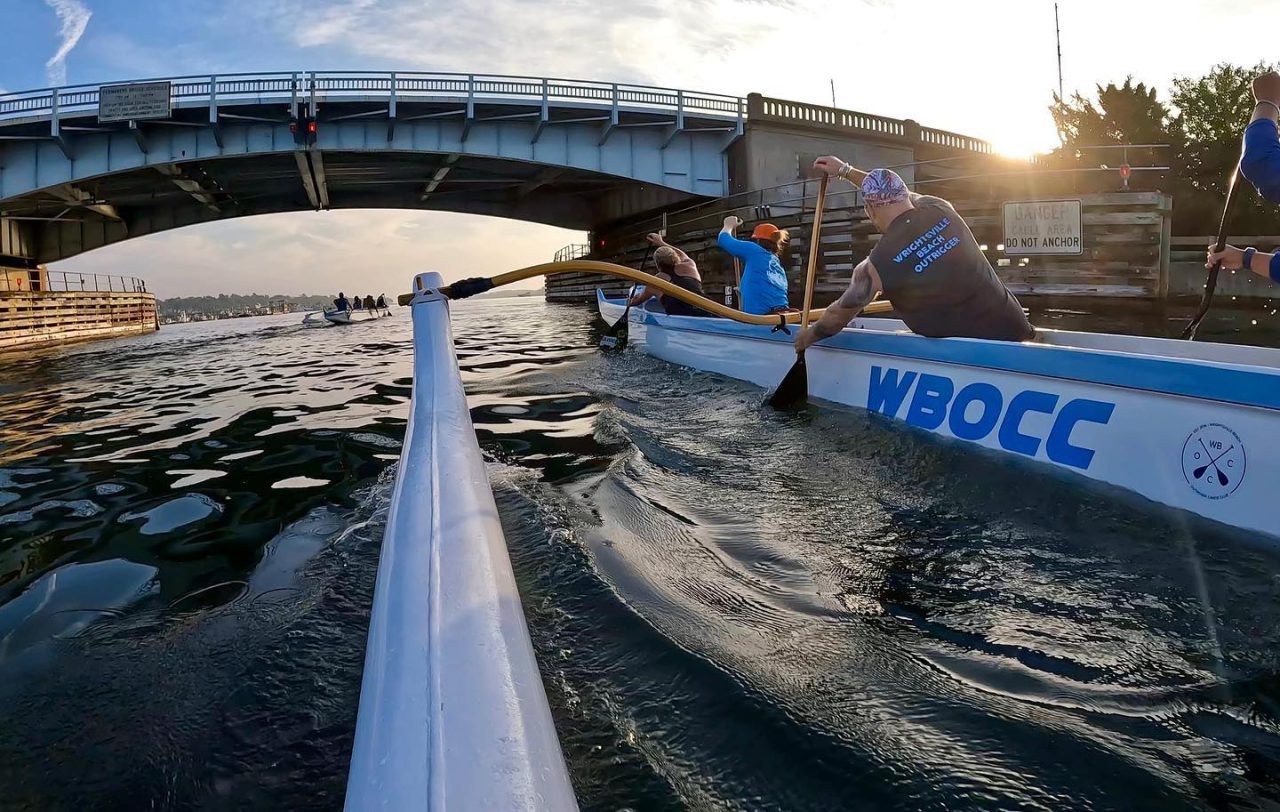 Wrightsville Beach Outrigger Canoe team