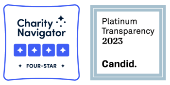 Four-Star Charity Navigator Rating with a Platinum Seal of Transparency